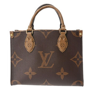 Louis Vuitton Reverse On the Go Brown Monogram Canvas Handbag